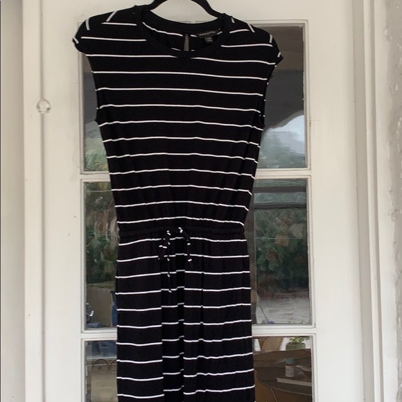 Banana Republic | Dresses | Final Priceblack White Striped Banana Republic  Dress | Poshmark